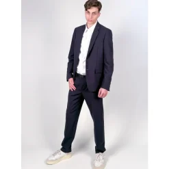 Mauro Grifoni slim fit technisch wollen pak-Heren Kostuums