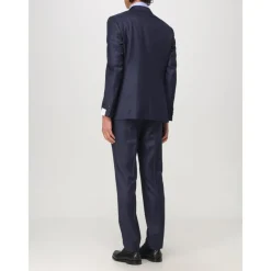 Luigi Bianchi Mantova Twee-Knoopspak-Heren Kostuums