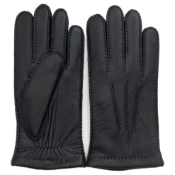 Restelli Guanti e Cashmere Gevoerde Hertenhandschoenen-Heren Handschoenen