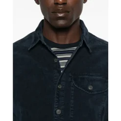 C.P. Company e Corduroy Textuur Overhemd Lange Mouwen-Heren Overhemden