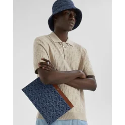 Fendi e Denim Bucket Hat Made in Italy-Heren Hoeden