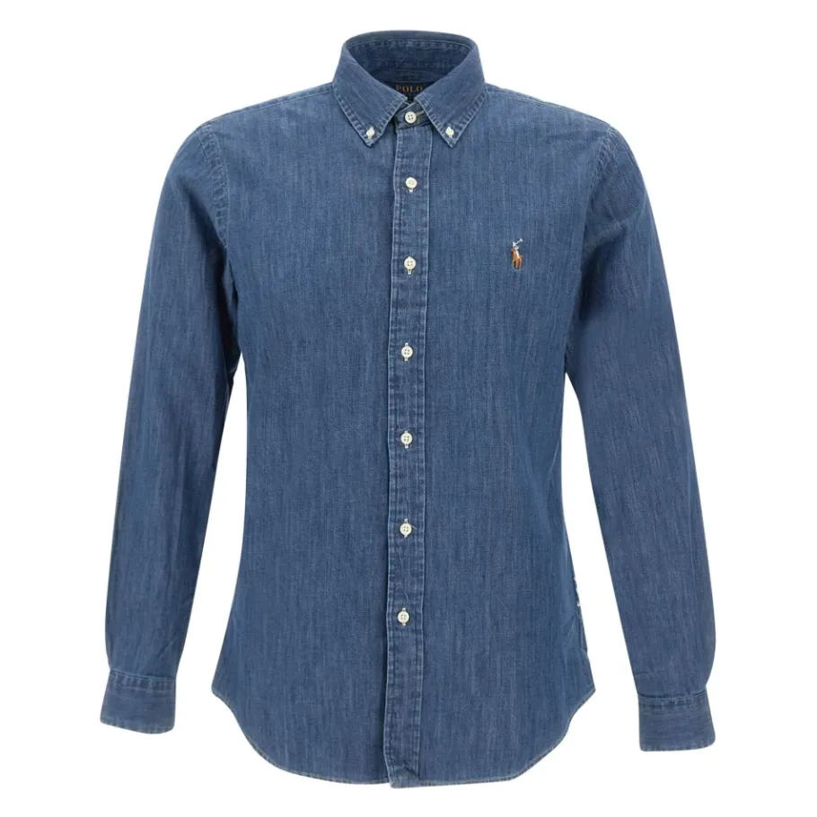 Polo Ralph Lauren e Denim Overhemd, Button-Down Kraag-Heren Overhemden