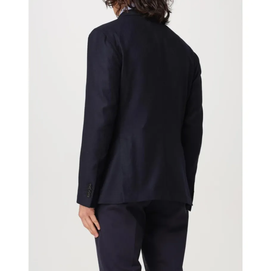 Boglioli e Double-Breasted Blazer Zakken-Heren Kostuums