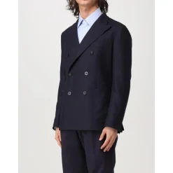 Boglioli e Double-Breasted Blazer Zakken-Heren Kostuums
