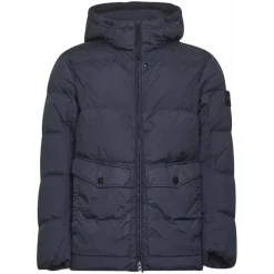 Stone Island e Gewatteerde Hooded Donsjas-Heren Jassen