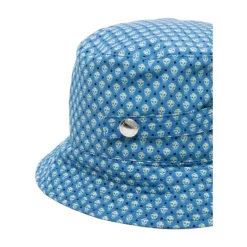 Alexander McQueen e Skull-print Emmerhoed-Heren Hoeden