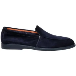 Santoni e Suède Loafers-Heren Instappers & Slip Ons