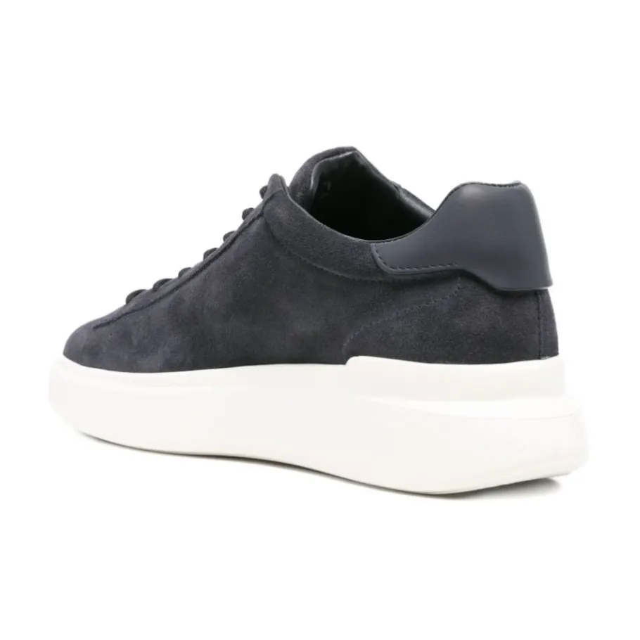 Hogan e Suède Sneakers met Rubberen Zool-Heren Sneakers