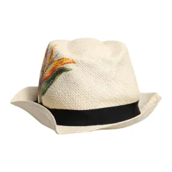Dolce & Gabbana Bloemenprint Fedora Hoed-Heren Hoeden