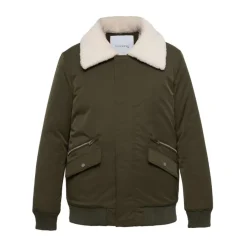 Richmond Bomberjack met synthetische bontkraag en functionele zakken-Heren Jassen