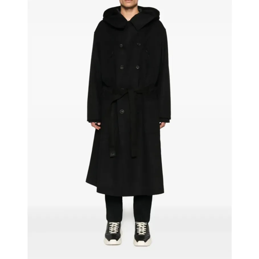 Y-3 Bonded Melton Coat-Heren Jassen