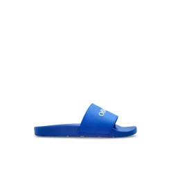 Off White Bookish Slides-Heren Slippers