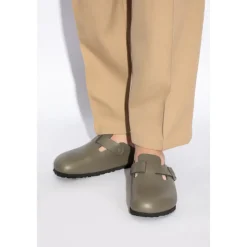 Birkenstock Boston BS Slides-Heren Instappers & Slip Ons