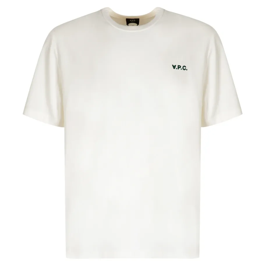 A.P.C. Boxy katoenen T-shirt met ronde hals-Heren Shirts