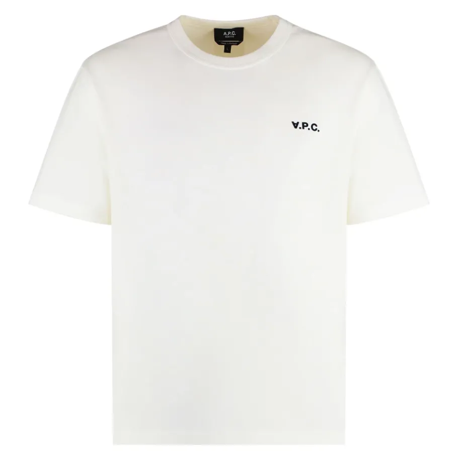 A.P.C. Boxy Petit VPC katoenen T-shirt met ronde hals-Heren Shirts