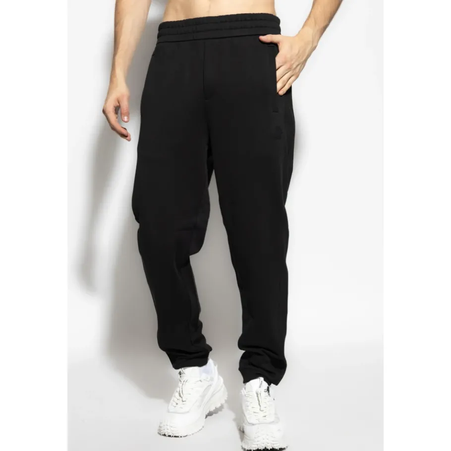 Moncler Broek met logo-Heren Broeken