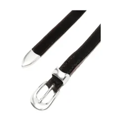 Our Legacy Kalfshaar Ovaal Gesp Riem-Heren Riemen