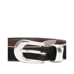 Our Legacy Kalfshaar Ovaal Gesp Riem-Heren Riemen