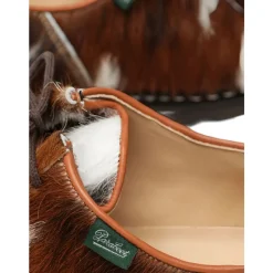 Paraboot Bruin Leren Brogues Laarzen-Heren Instappers & Slip Ons|Nette Schoenen