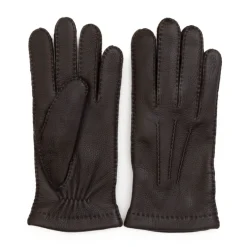 Restelli Guanti e Cashmere Gevoerde Hertenhandschoenen-Heren Handschoenen