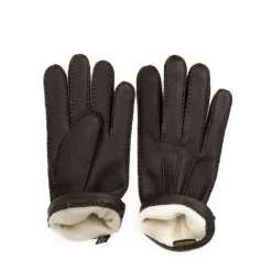 Restelli Guanti e Cashmere Gevoerde Hertenhandschoenen-Heren Handschoenen