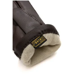 Restelli Guanti e Cashmere Gevoerde Hertenhandschoenen-Heren Handschoenen