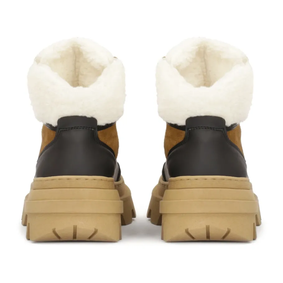 Kazar e en zwarte laarzen op een dikke zool-Heren Snowboots|Laarzen