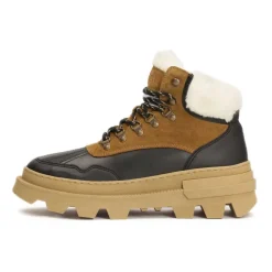 Kazar e en zwarte laarzen op een dikke zool-Heren Snowboots|Laarzen