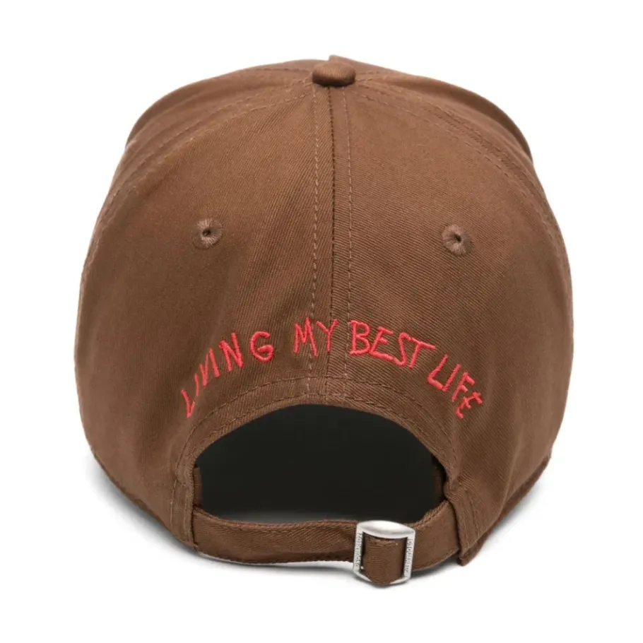 Dsquared2 e Katoenen Hoeden met Polyester Voering-Heren Petten