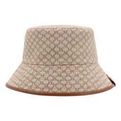 Max Mara e Katoenen Logo Bucket Hoed-Heren Hoeden