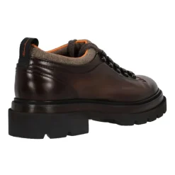 Santoni e leren Alpine platte schoenen-Heren Instappers & Slip Ons|Nette Schoenen