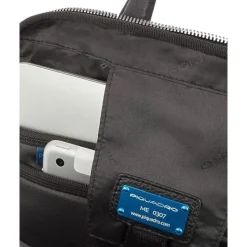 Piquadro e leren laptop rugzak-Heren Rugzakken