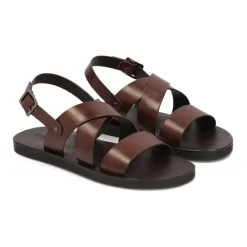 Kazar e leren sandalen op een rechte zool-Heren Sandalen