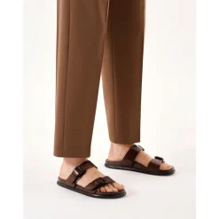 Kazar e leren slippers met twee verstelbare banden-Heren Slippers