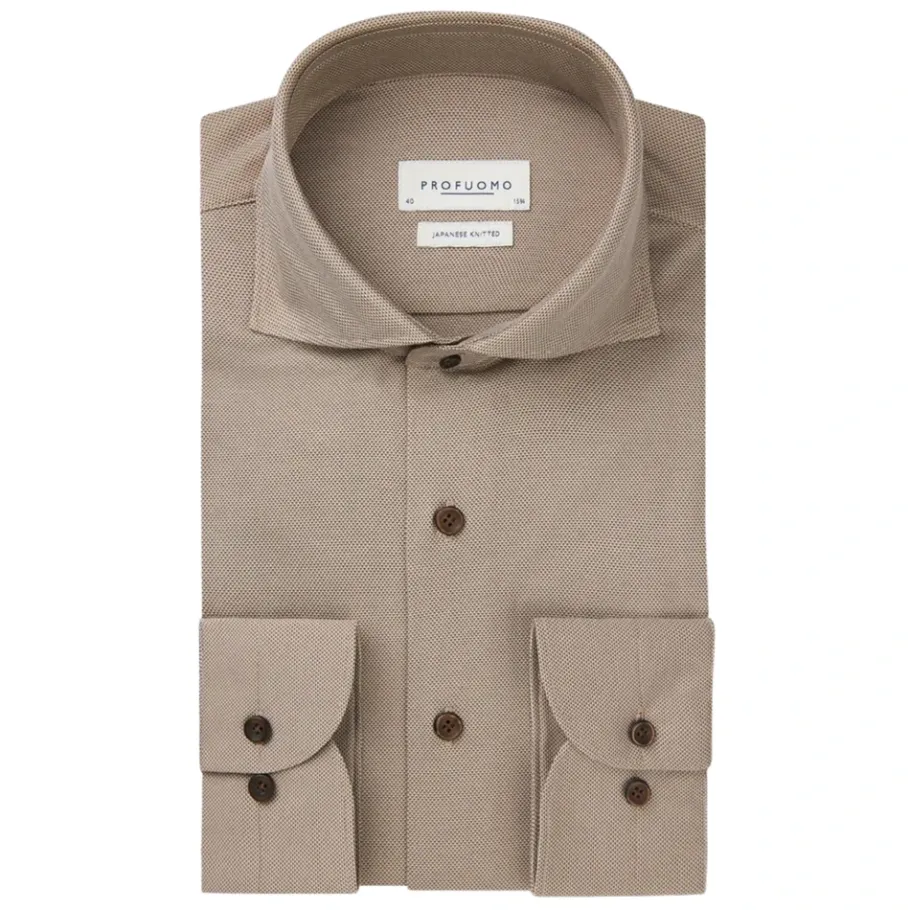 Profuomo e Overhemd Lange Mouw-Heren Overhemden