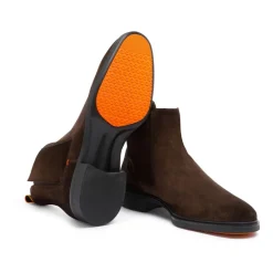 Santoni e Suède Chelsea Laarzen Lichtgewicht Stijl-Heren Laarzen