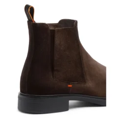 Santoni e Suède Chelsea Laarzen Lichtgewicht Stijl-Heren Laarzen