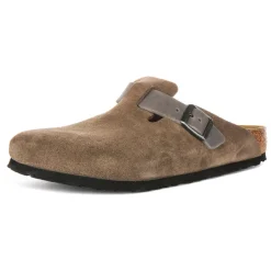 Birkenstock Bruine Suède Klompen-Heren Instappers & Slip Ons