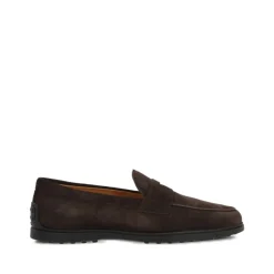 Tod's e Suède Loafers met Rubberen Studs-Heren Instappers & Slip Ons