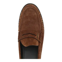 Saint Laurent e Suède Mocassin Schoenen-Heren Instappers & Slip Ons