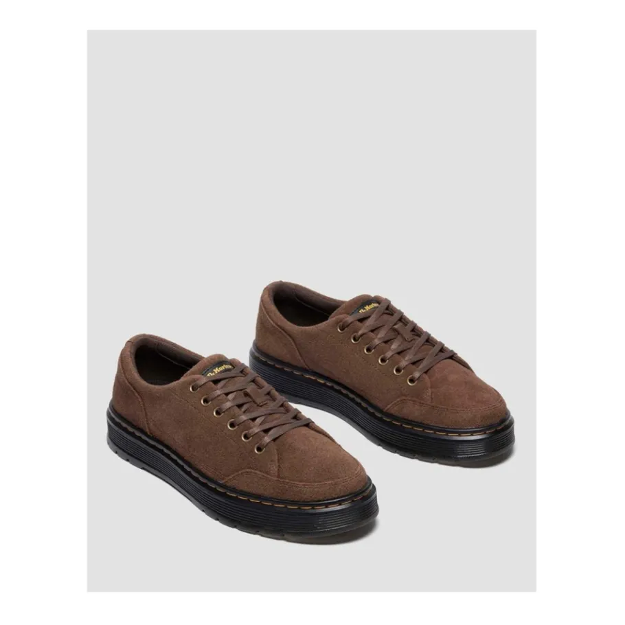 Dr. Martens e Suède Sneakers met Gouden Oogjes-Heren Nette Schoenen