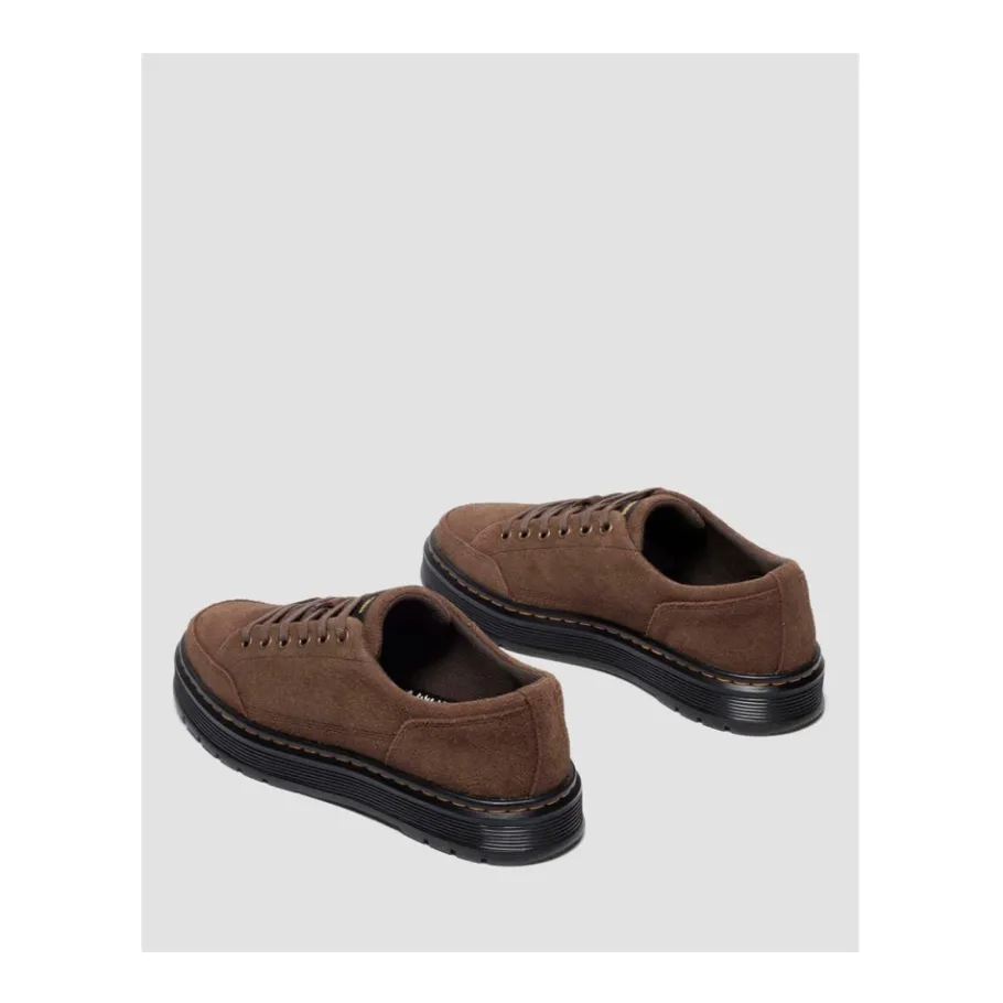 Dr. Martens e Suède Sneakers met Gouden Oogjes-Heren Nette Schoenen