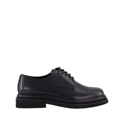Dolce & Gabbana Brushed Calfskin Derby-Heren Instappers & Slip Ons|Nette Schoenen