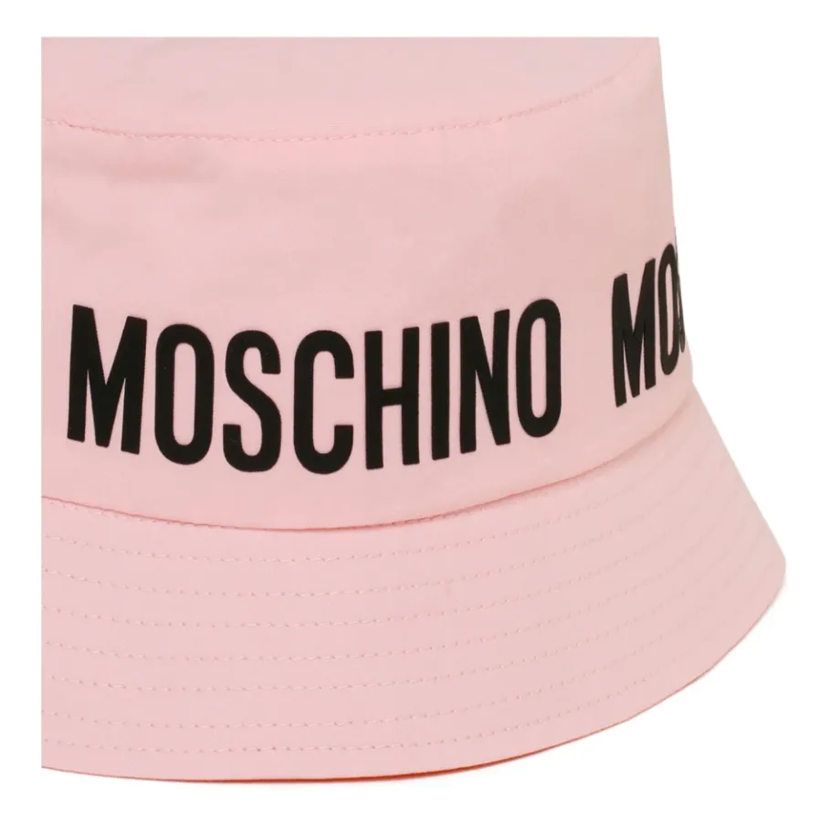 Moschino Bucket Hat met Logo-Heren Hoeden