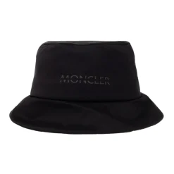 Moncler Bucket Hat met Logo-Heren Hoeden