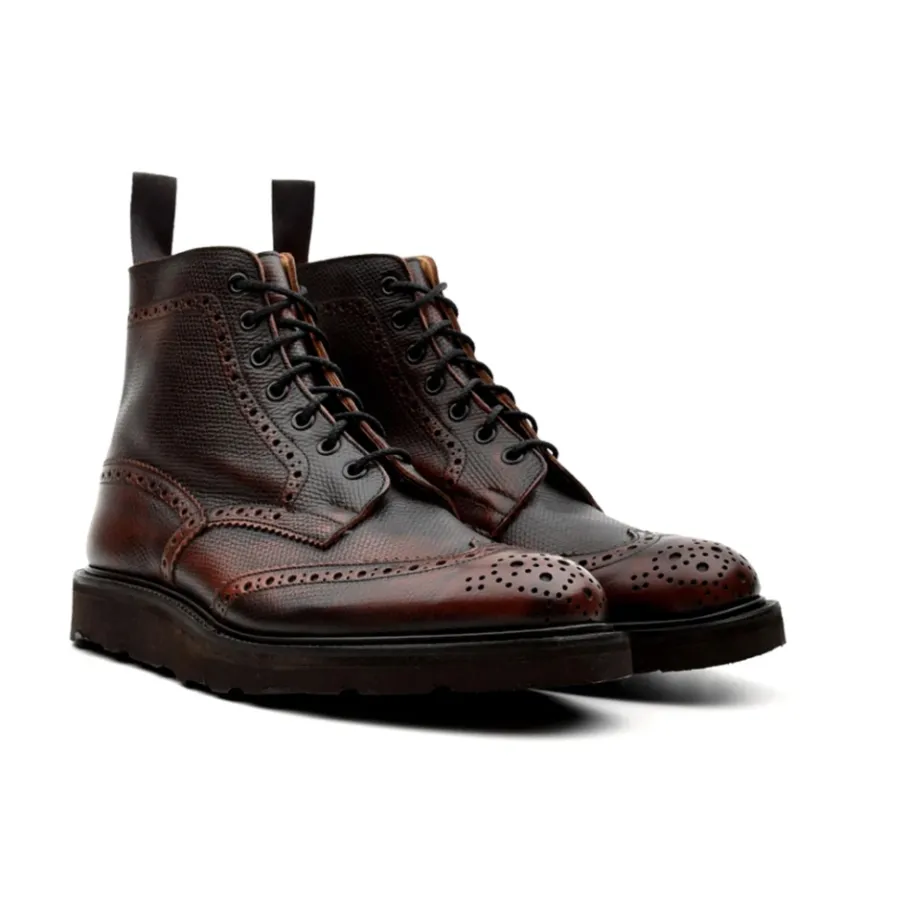 Tricker's Burgundy Stow Laarzen-Heren Laarzen