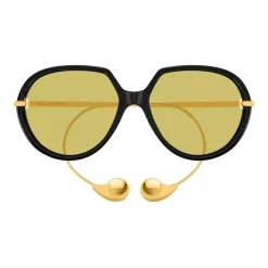 Bottega Veneta BV1436S 001 Sunglasses-Heren Zonnebrillen