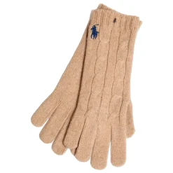 Polo Ralph Lauren Cable Wollen-Cashmere Handschoenen-Heren Handschoenen