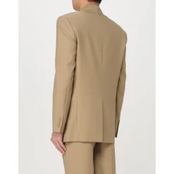 Saint Laurent Camel Tailored Blazer-Heren Kostuums