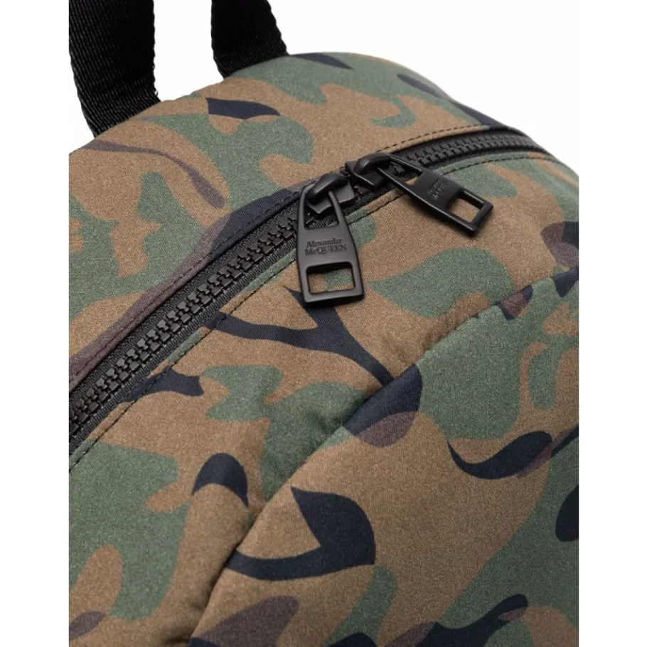 Alexander McQueen Camouflage Rugzak-Heren Rugzakken